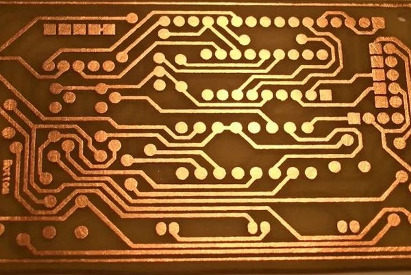 Placa de circuito impresso de cobre