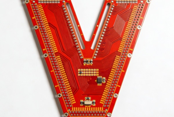 PCB V-shaped panel