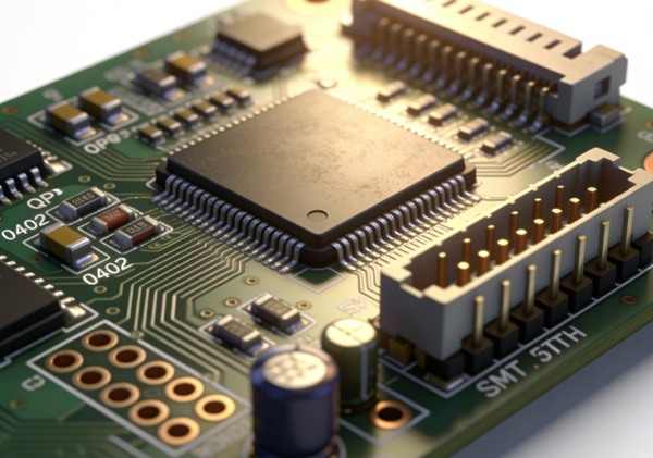 Assemblage de circuits imprimés SMT vs THT