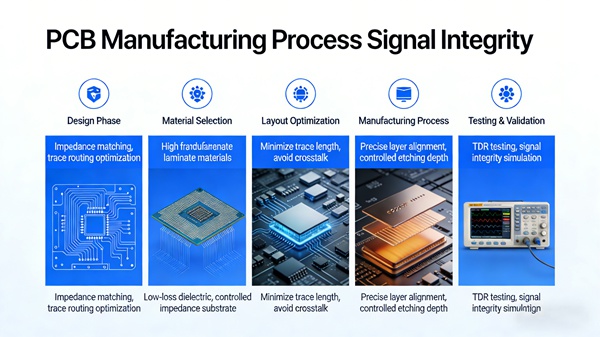 Fabricación de placas de circuito impreso (PCB) e integridad de la señal