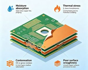 PCB Delamination Causes