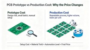 PCB Prototype vs Production Cost